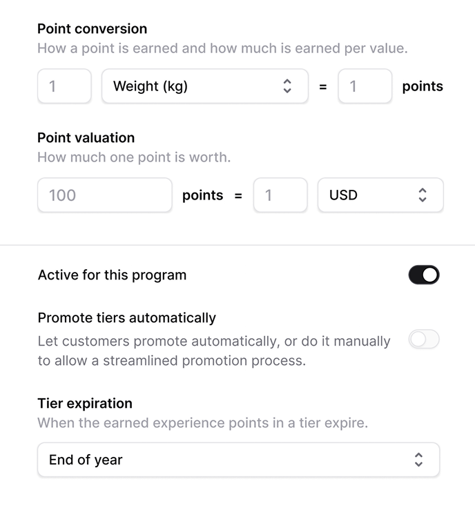 Create custom programs for your freight forwarder loyalty program